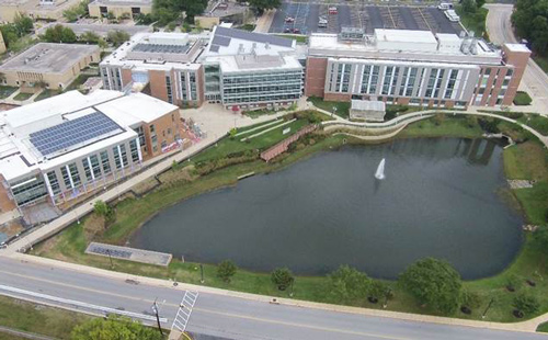 Buildings on the Rockville campus, all LEED certified.