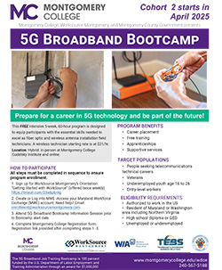 5G Broadband Bootcamp flyer