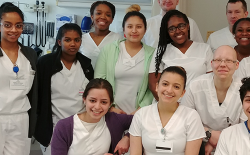 A group of Nursing Related Students